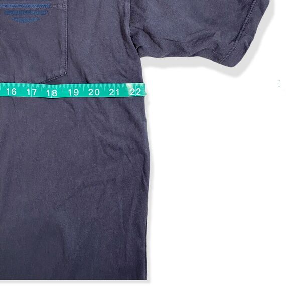 Men's Parallel x League NWT Navy Blue Pocket T-Shirt L Logo Cotton USA - Picture 5 of 6